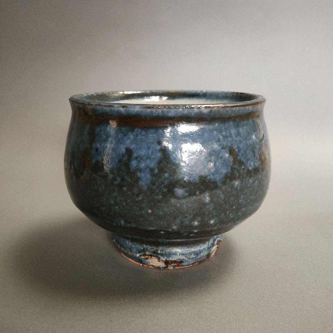 Mukugi Eizo Gosu Floral Tea Bowl - Kawai Kanjiro Mingei Tradition Chawan