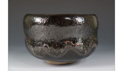 Sonobe Genya Kuro-Raku "Shinonome" — Horiuchi Sokan Inscription, Omotesenke