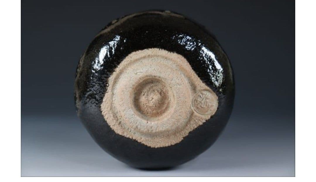 Sonobe Genya Kuro-Raku "Shinonome" — Horiuchi Sokan Inscription, Omotesenke