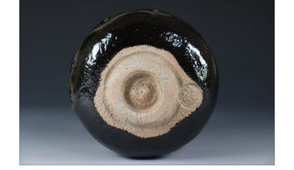 Sonobe Genya Kuro-Raku "Shinonome" — Horiuchi Sokan Inscription, Omotesenke