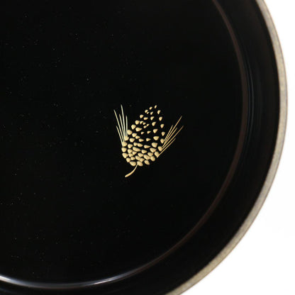 Koji Takaharu Chinkin Pine Needle Hira-Natsume | Wajima Lacquer Tea Caddy