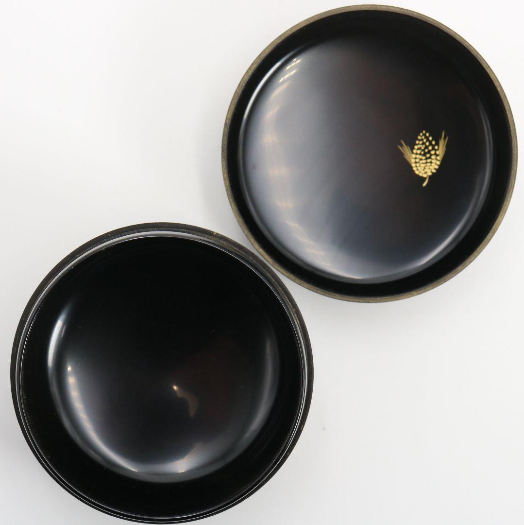 Koji Takaharu Chinkin Pine Needle Hira-Natsume | Wajima Lacquer Tea Caddy