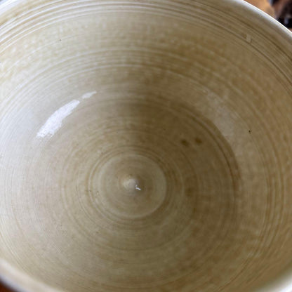 Maeda Yasuaki (Taimei) Ki-Seto Style Chawan Tea Bowl, Signed Box