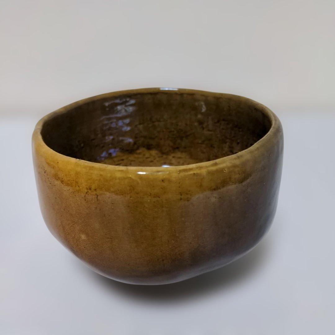 Ohi-yaki Ame-yu Chawan by Ohi Toshiro, 10th-Gen Chozaemon — Order of Culture Recipient, Tomobako, Kanazawa Tea Bowl