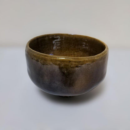 Ohi-yaki Ame-yu Chawan by Ohi Toshiro, 10th-Gen Chozaemon — Order of Culture Recipient, Tomobako, Kanazawa Tea Bowl