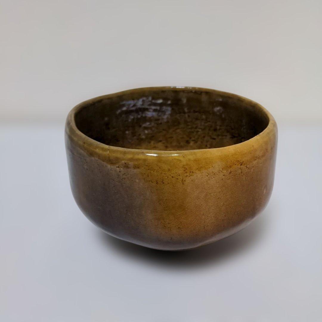 Ohi-yaki Ame-yu Chawan by Ohi Toshiro, 10th-Gen Chozaemon — Order of Culture Recipient, Tomobako, Kanazawa Tea Bowl