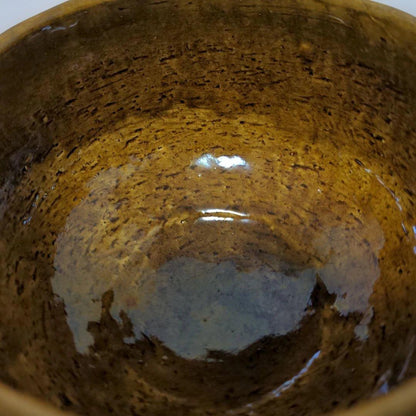 Ohi-yaki Ame-yu Chawan by Ohi Toshiro, 10th-Gen Chozaemon — Order of Culture Recipient, Tomobako, Kanazawa Tea Bowl