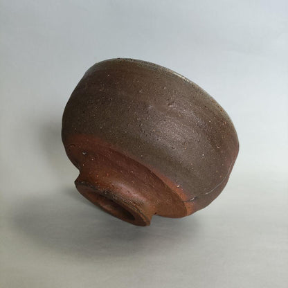 Fujiwara Ken Bizen Tea Bowl - Son of Living National Treasure Fujiwara Kei