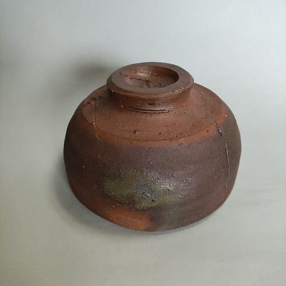 Fujiwara Ken Bizen Tea Bowl - Son of Living National Treasure Fujiwara Kei