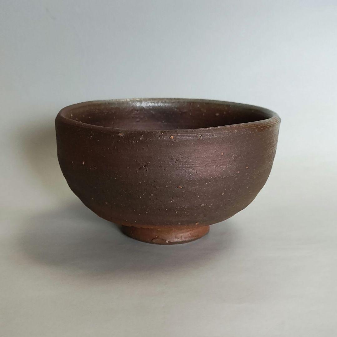 Fujiwara Ken Bizen Tea Bowl - Son of Living National Treasure Fujiwara Kei