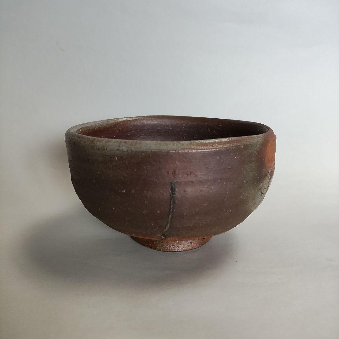 Fujiwara Ken Bizen Tea Bowl - Son of Living National Treasure Fujiwara Kei