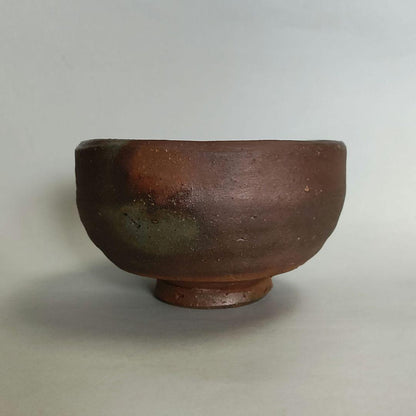 Fujiwara Ken Bizen Tea Bowl - Son of Living National Treasure Fujiwara Kei