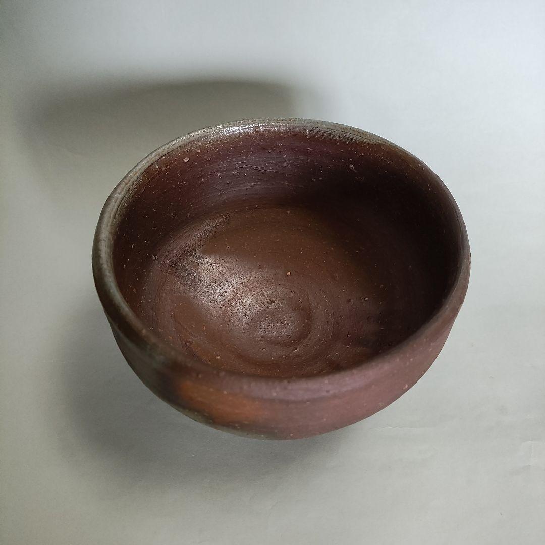 Fujiwara Ken Bizen Tea Bowl - Son of Living National Treasure Fujiwara Kei
