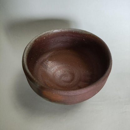 Fujiwara Ken Bizen Tea Bowl - Son of Living National Treasure Fujiwara Kei