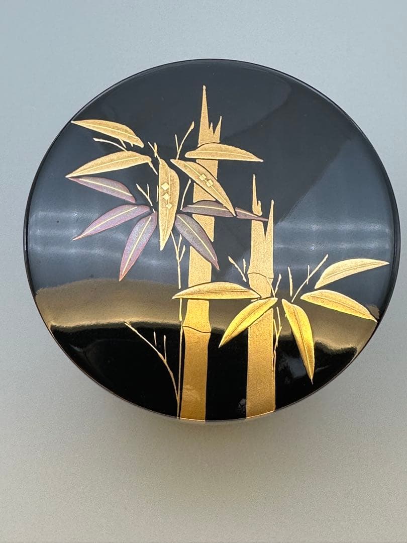 Bamboo Maki-e Lacquer Nakatsugi by Oie Yoshio — Tea Caddy