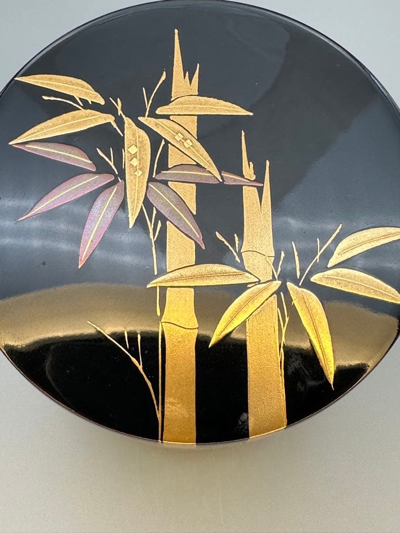 Bamboo Maki-e Lacquer Nakatsugi by Oie Yoshio — Tea Caddy