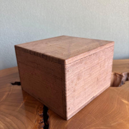 Taniguchi Meiichi Oribe-Style Chawan — Gourd Motif, Wood Box