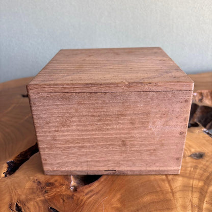 Taniguchi Meiichi Oribe-Style Chawan — Gourd Motif, Wood Box