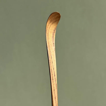 Chashaku Tea Scoop from Nachi Sacred Tree — 'Hiryu' Flying Dragon, Shrine Seal, Paper Box