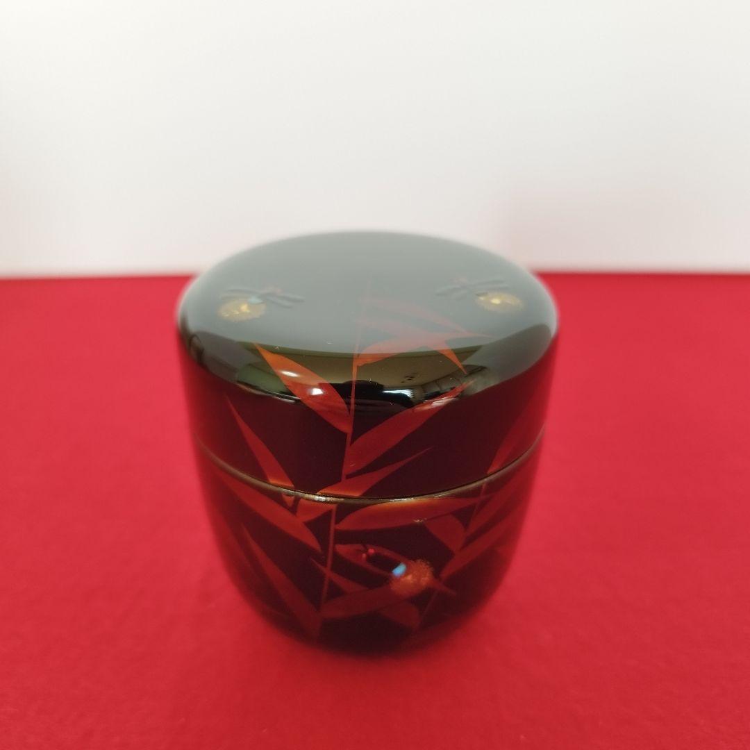 Nishimura Komine Natsume | Black Lacquer | Sasa and Hotaru Maki-e | Firefly and Bamboo