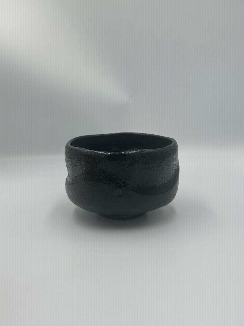 Ichiraku — Black Raku Chawan "Suehiro", Daitokuji Hasegawa Kanshu Inscription, Tomobako