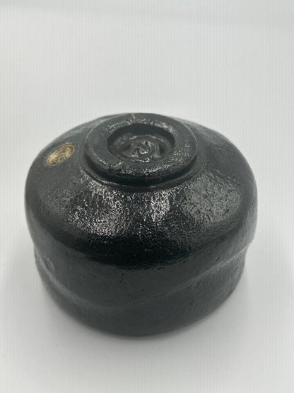 Ichiraku — Black Raku Chawan "Suehiro", Daitokuji Hasegawa Kanshu Inscription, Tomobako