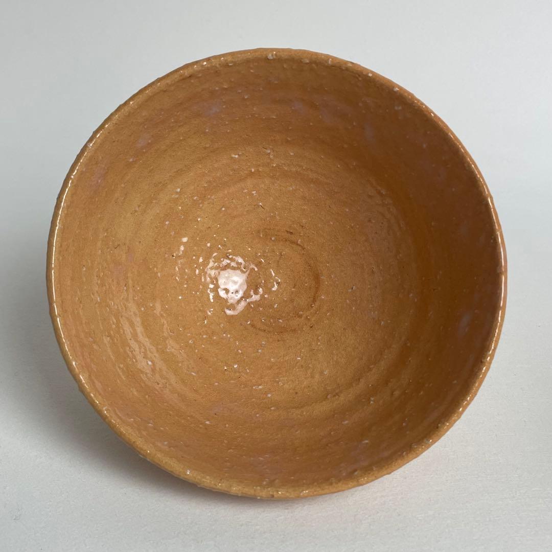 Hagi Ware Tea Bowl by Hirose Tanga - Biwa Color Chawan from Yakitsubaki Kiln with Box
