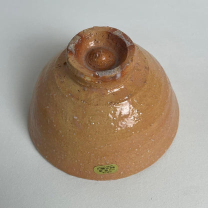 Hagi Ware Tea Bowl by Hirose Tanga - Biwa Color Chawan from Yakitsubaki Kiln with Box