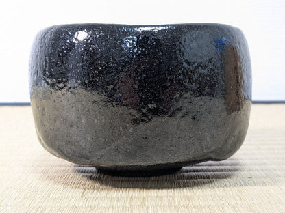 Ohi Toshiro Black Tea Bowl Kuro Chawan 10th Ohi Chozaemon Early Work Kanazawa