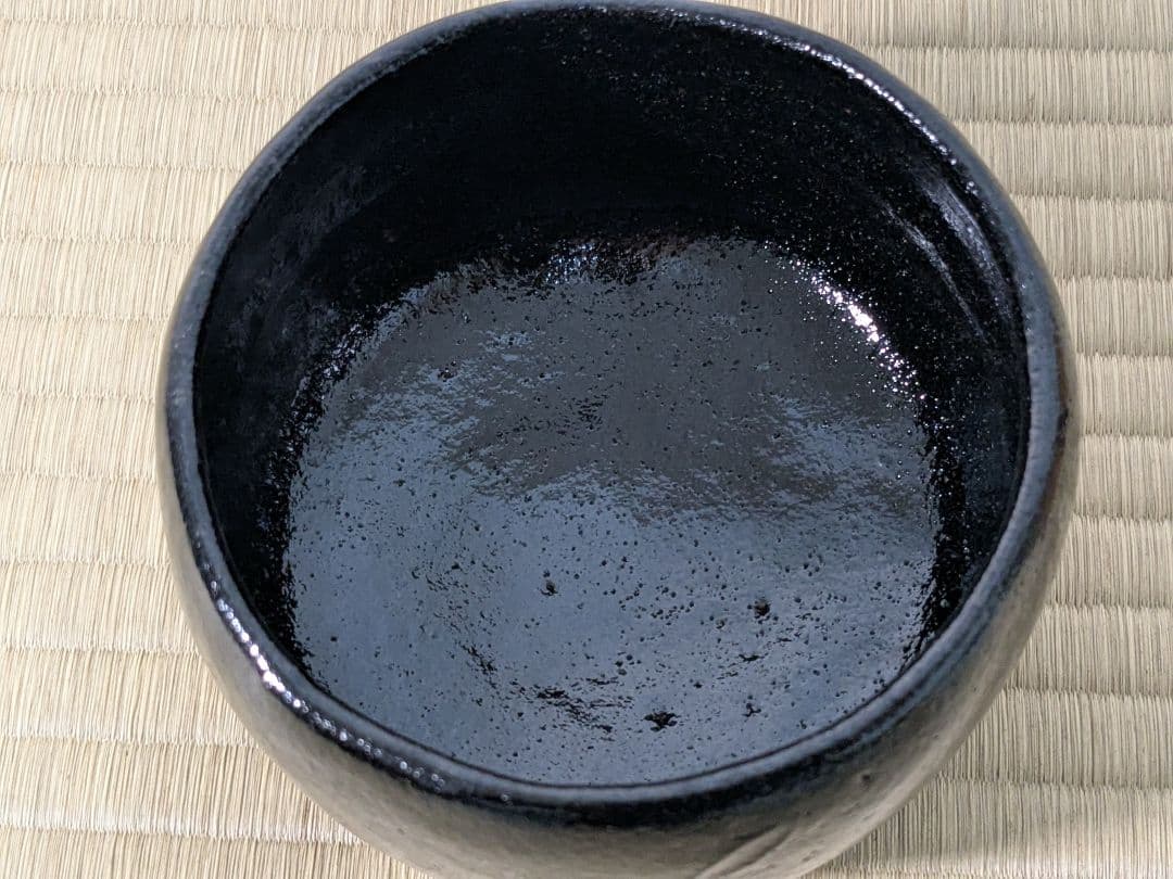 Ohi Toshiro Black Tea Bowl Kuro Chawan 10th Ohi Chozaemon Early Work Kanazawa