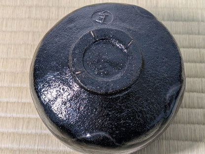 Ohi Toshiro Black Tea Bowl Kuro Chawan 10th Ohi Chozaemon Early Work Kanazawa