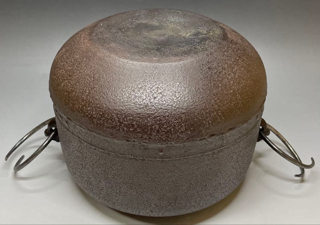 Kakuya Ikkei Living National Treasure Mandaiyu Kama Iron Tea Kettle Tomobako