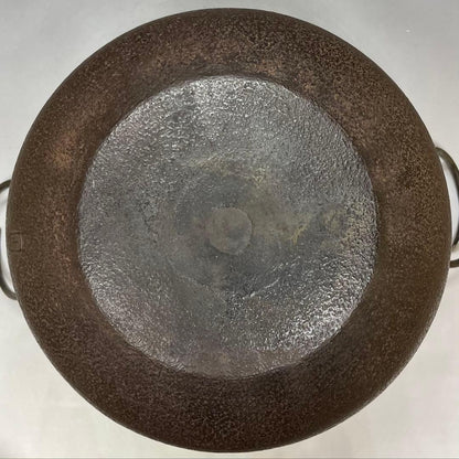 Kakuya Ikkei Living National Treasure Mandaiyu Kama Iron Tea Kettle Tomobako
