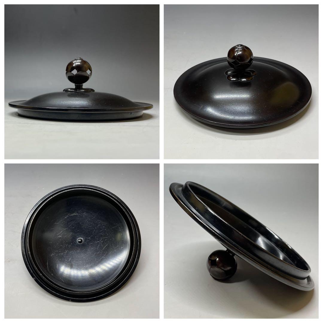 Kakuya Ikkei Living National Treasure Mandaiyu Kama Iron Tea Kettle Tomobako