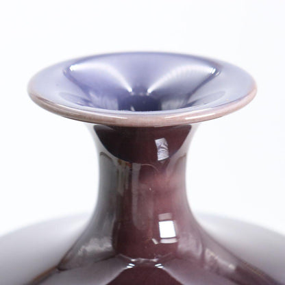 Kutani Vase by Living National Treasure Tokuda Yasokichi III — Hekimei-yu Glaze
