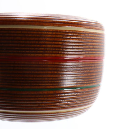 Tomiyama Shosai Sensuji Koma Hira-Natsume Lacquer Tea Caddy Tomobako