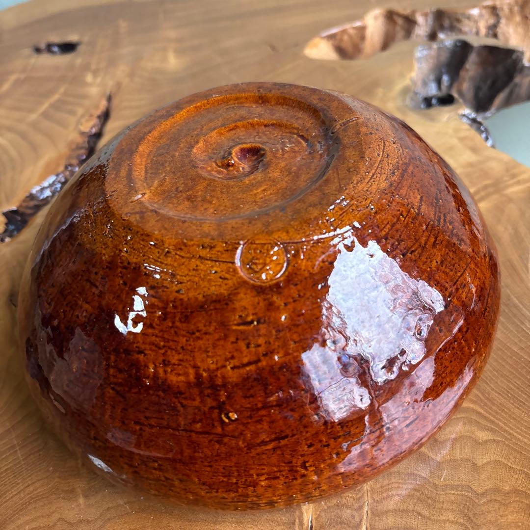 Ohi Ware Ame-Glaze Bowl by Ohi Chozaemon Kanazawa Kaga Raku Tradition Tomobako