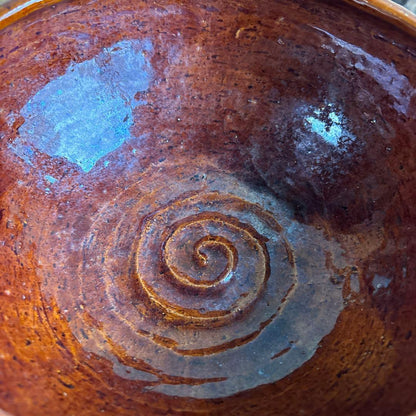 Ohi Ware Ame-Glaze Bowl by Ohi Chozaemon Kanazawa Kaga Raku Tradition Tomobako