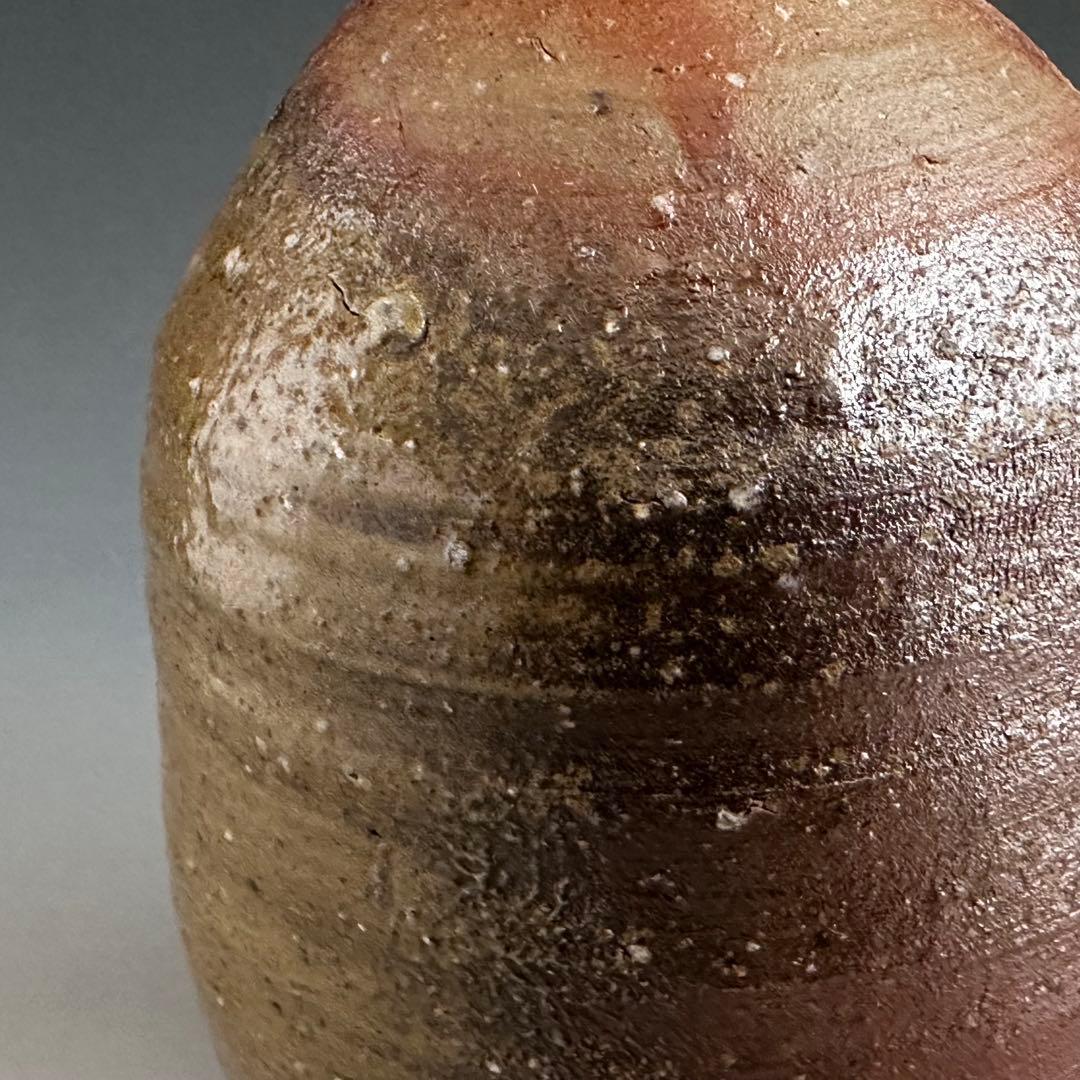 Bizen Ware Tokkuri Sake Bottle by Kaneshige Tsuyoshi - Wood Fired