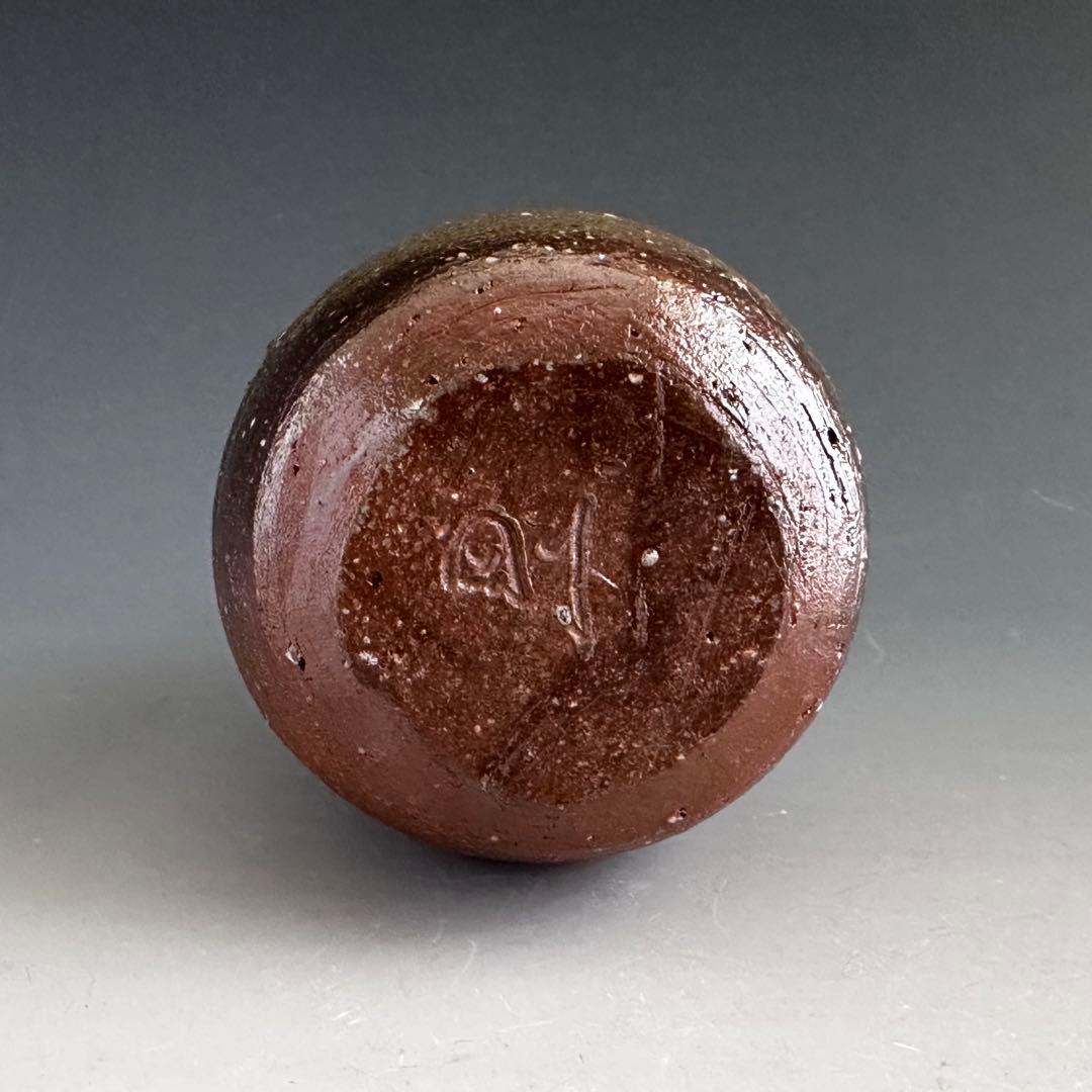 Bizen Ware Tokkuri Sake Bottle by Kaneshige Tsuyoshi - Wood Fired
