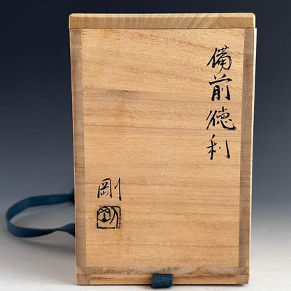 Bizen Ware Tokkuri Sake Bottle by Kaneshige Tsuyoshi - Wood Fired