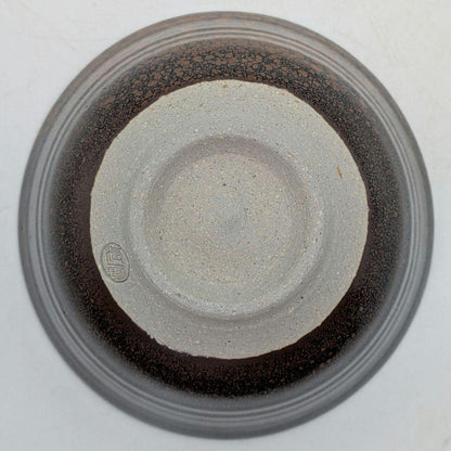 Kurokawa Seisetsu Tenmoku Glaze Tea Bowl — Zentei-an Goho Kiln, Oil Spot Ground