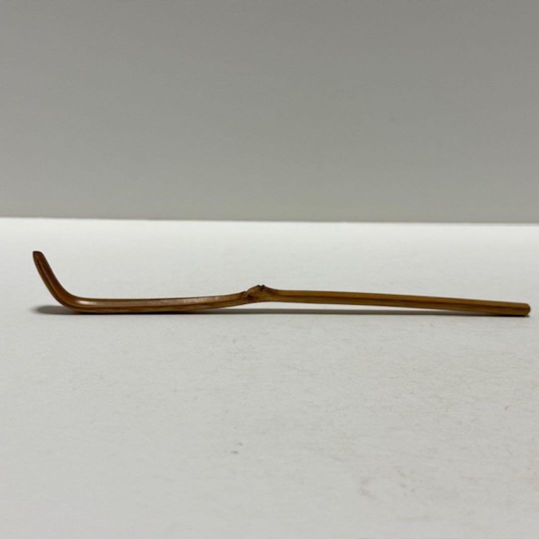 Nanzenji Susudake Chashaku Sennen no Midori - Aged Bamboo Tea Scoop with Box