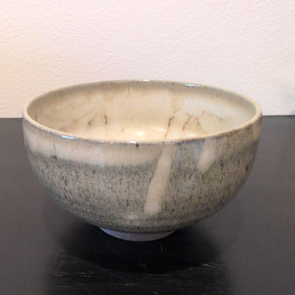 Shodai-yaki Chawan by Chikashige Jitaro, Kengun Kiln — Natural Ash Glaze Tea Bowl