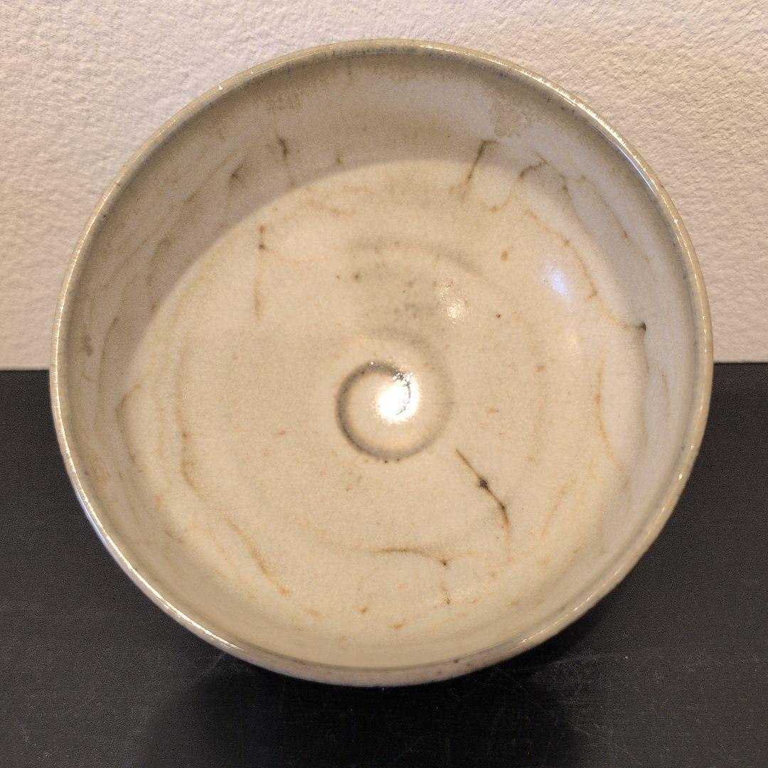 Shodai-yaki Chawan by Chikashige Jitaro, Kengun Kiln — Natural Ash Glaze Tea Bowl