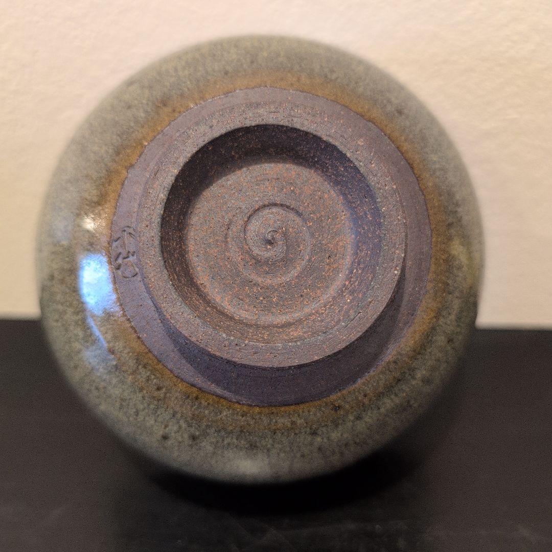 Shodai-yaki Chawan by Chikashige Jitaro, Kengun Kiln — Natural Ash Glaze Tea Bowl
