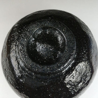 Ohi Ware Black Tea Bowl by Izumi Kisen - Shoun Kiln Kanazawa Chawan