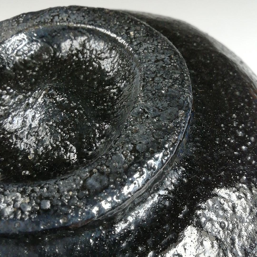 Ohi Ware Black Tea Bowl by Izumi Kisen - Shoun Kiln Kanazawa Chawan
