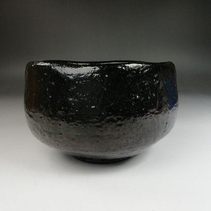 Ohi Ware Black Tea Bowl by Izumi Kisen - Shoun Kiln Kanazawa Chawan