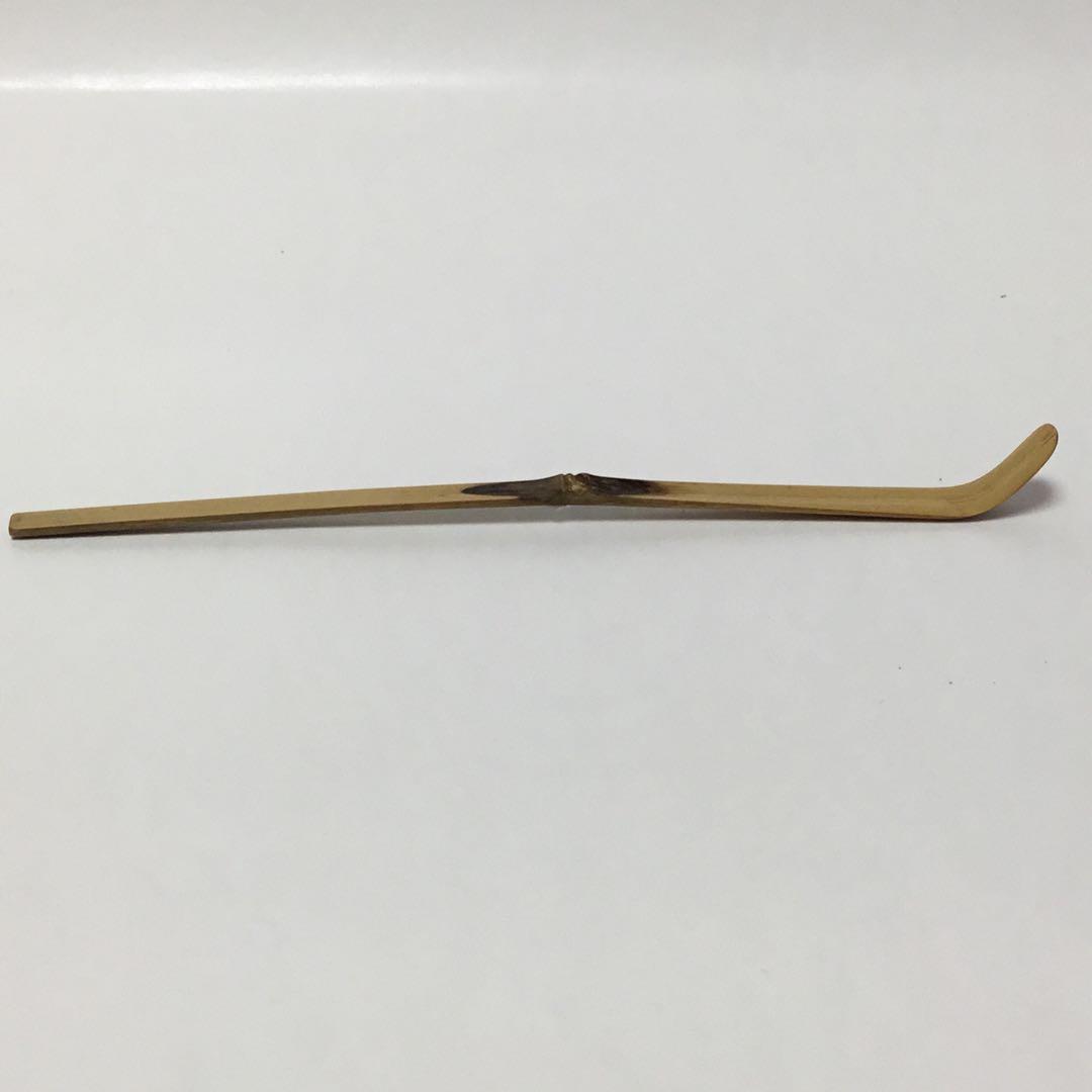 Antique Chashaku Tea Scoop Inscribed 'Wakaba' by Hosogai Kassho, Daitokuji Monk